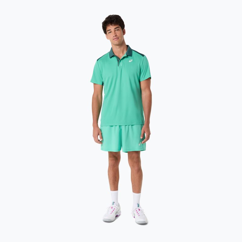 Koszulka polo męska ASICS Court Polo aurora green 5