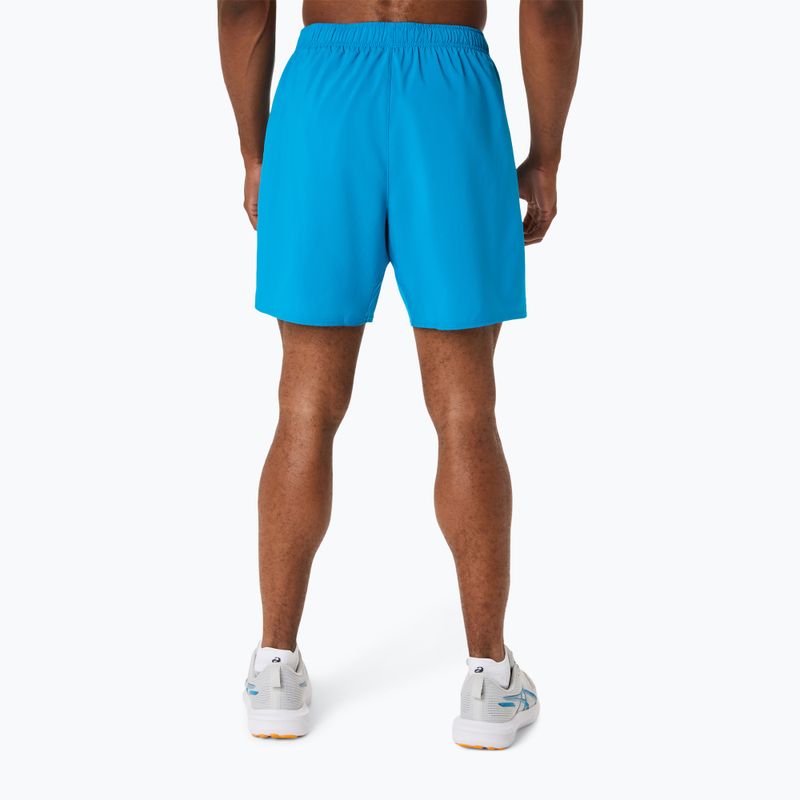 Spodenki do biegania męskie ASICS Icon 7IN aegean blue/cream 3