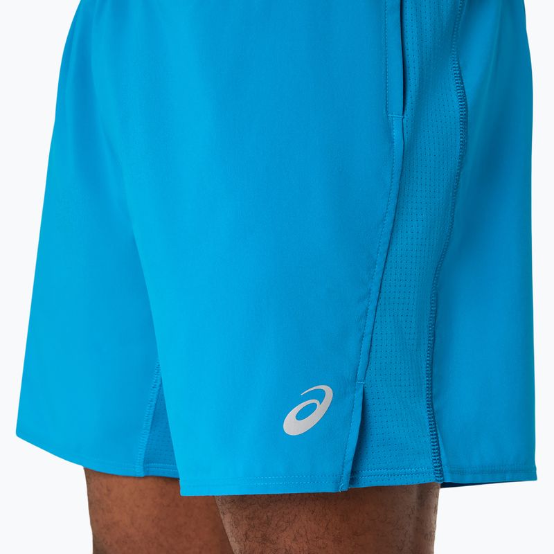 Spodenki do biegania męskie ASICS Icon 7IN aegean blue/cream 8