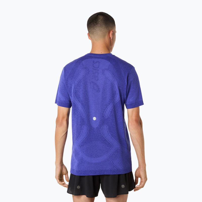 Longsleeve do biegania męski ASICS Road Seamless cobalt burst/eggplant 3
