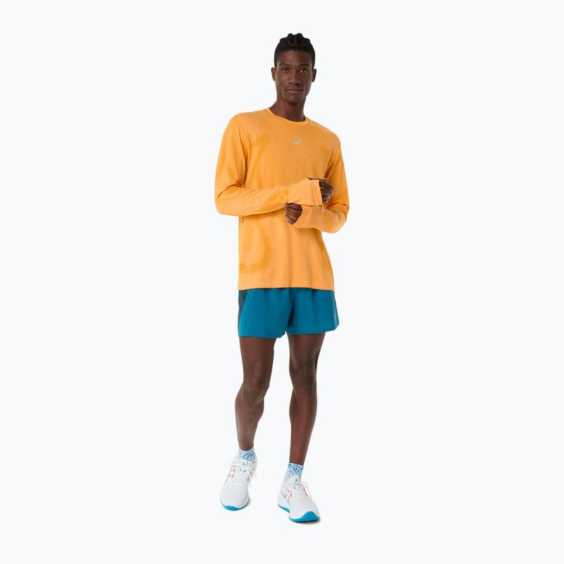 Longsleeve do biegania męski ASICS Road Seamless yamabuki 2