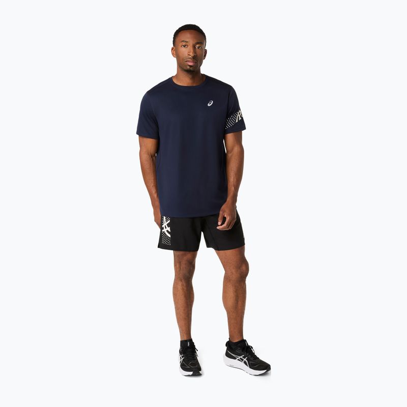 Koszulka do biegania męska ASICS Icon midnight/cream 2