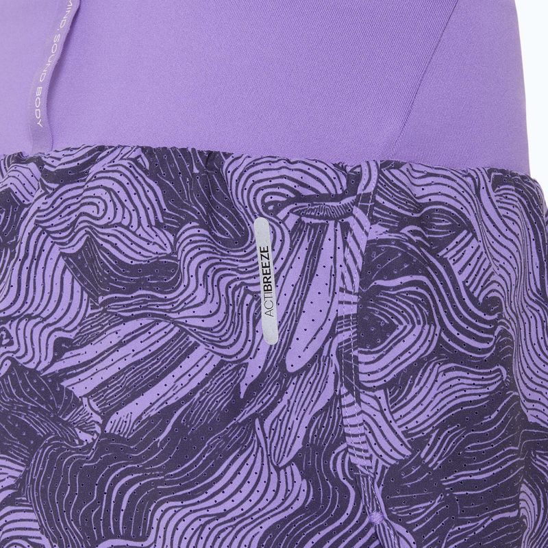 Spodenki do biegania damskie ASICS Road All Over Print amethyst 8