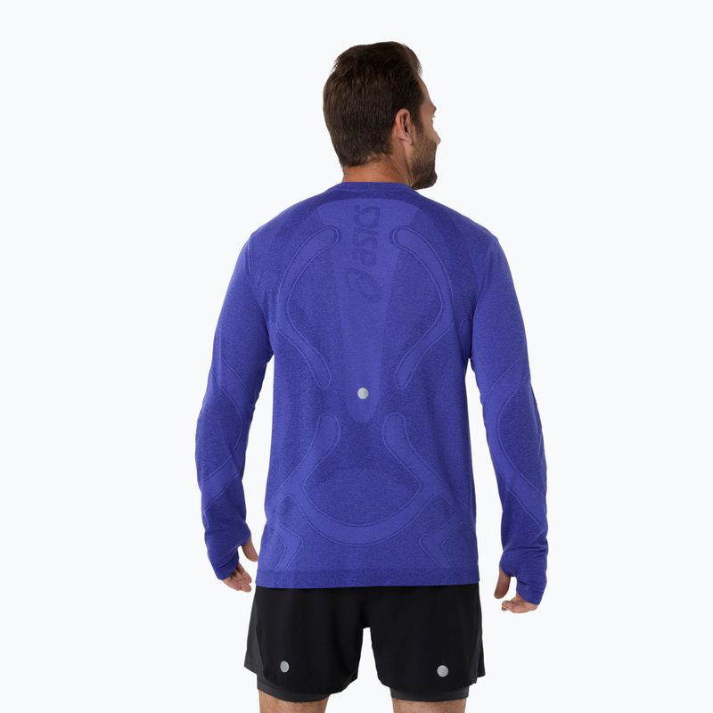 Longsleeve do biegania męski ASICS Road Seamless cobalt burst/eggplant 3