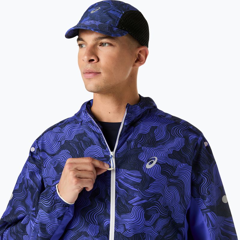 Kurtka do biegania męska ASICS Fujitrail Packable cobalt burst/indigo blue/cream 5