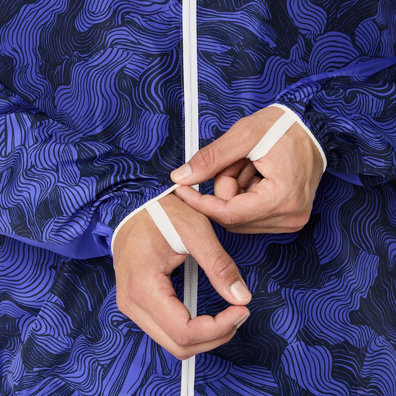 Kurtka do biegania męska ASICS Fujitrail Packable cobalt burst/indigo blue/cream 10