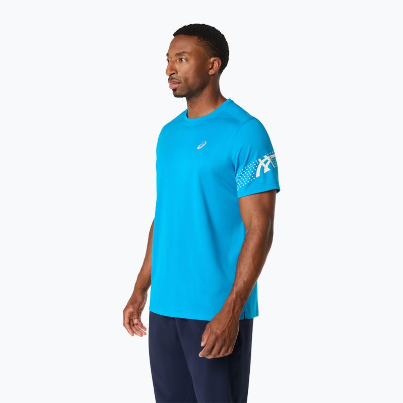 Koszulka do biegania męska ASICS Icon aegean blue/cream 4