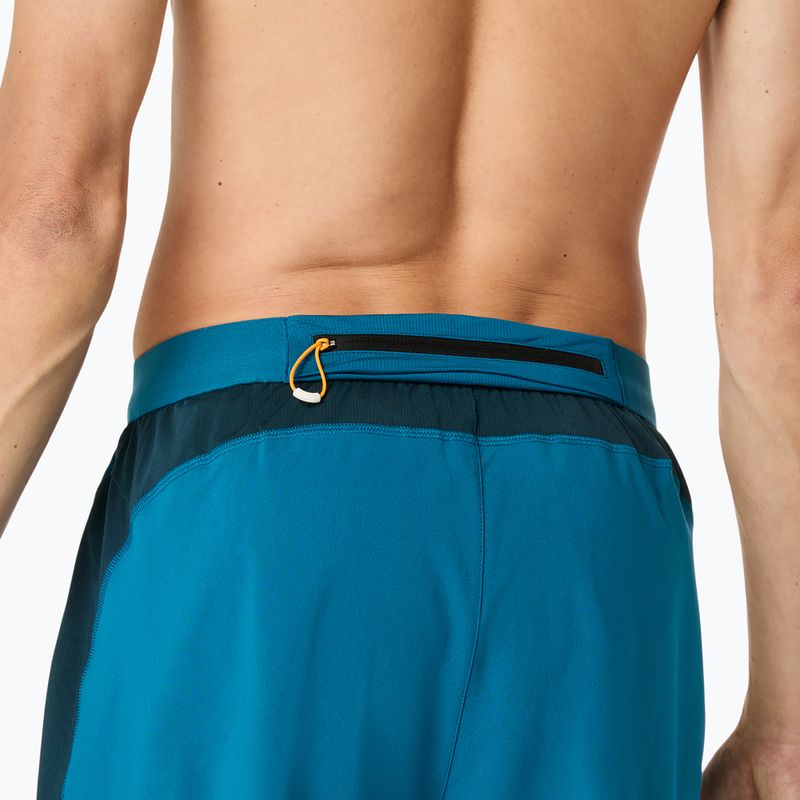 Spodenki do biegania męskie ASICS Road 7IN tranquil teal/dark teal/yamabuki 8