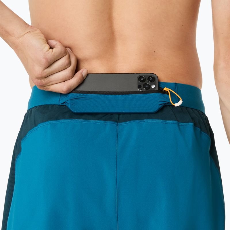 Spodenki do biegania męskie ASICS Road 7IN tranquil teal/dark teal/yamabuki 9