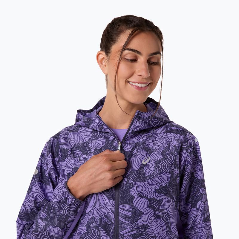 Kurtka do biegania damska ASICS Fujitrail Packable amethyst 5