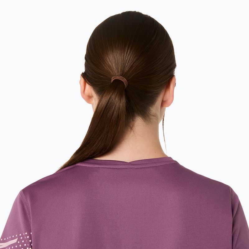 Koszulka do biegania damska ASICS Icon velvet purple 6