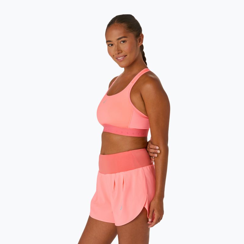 Biustonosz treningowy ASICS Road Combination sun coral 4