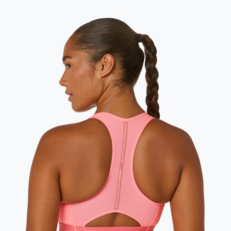 Biustonosz treningowy ASICS Road Compression sun coral 6