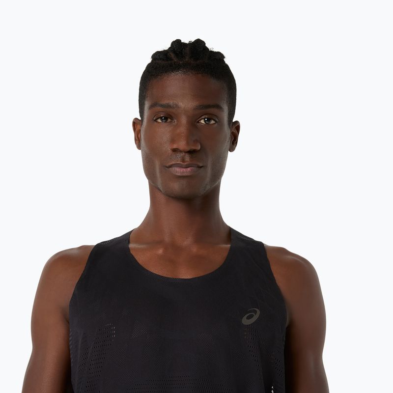 Koszulka do biegania męska ASICS Metarun Singlet performance black 5