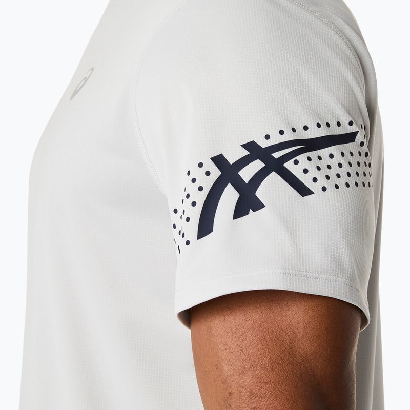 Koszulka do biegania męska ASICS Icon cloud grey/midnight 6