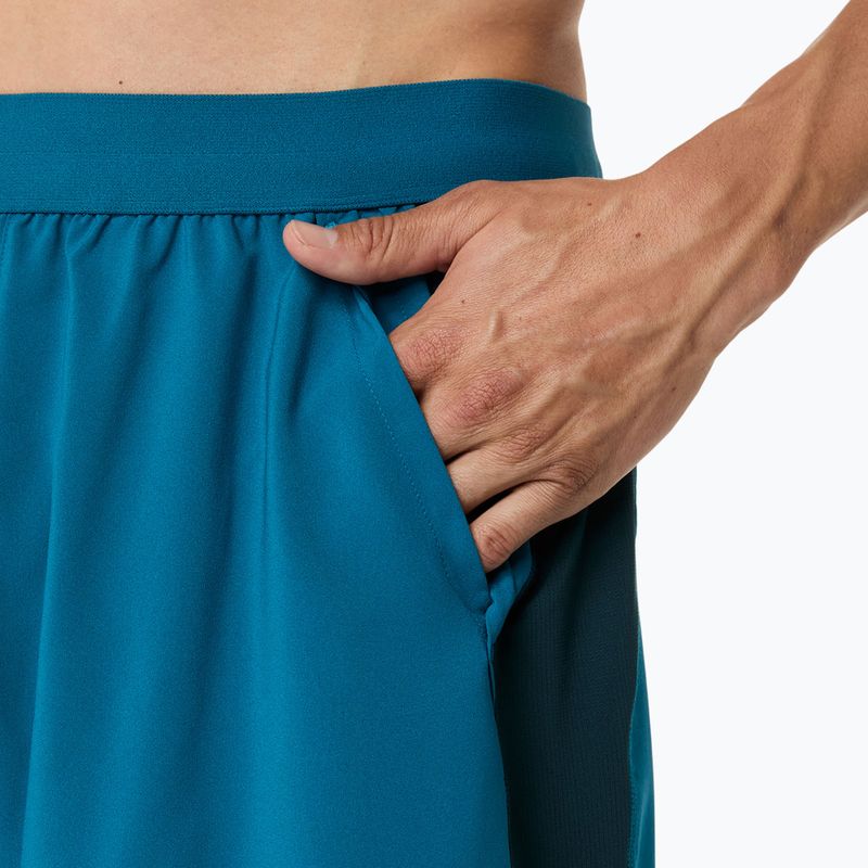 Spodenki do biegania męskie ASICS Road 5IN tranquil teal/dark teal/yamabuki 6