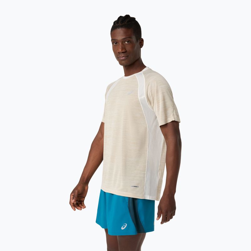 Koszulka do biegania męska ASICS Road cream 4
