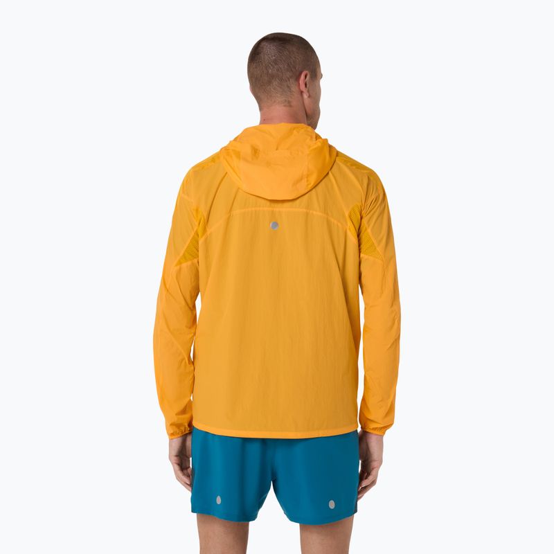 Kurtka do biegania męska ASICS Road Packable yamabuki/aegean blue 3
