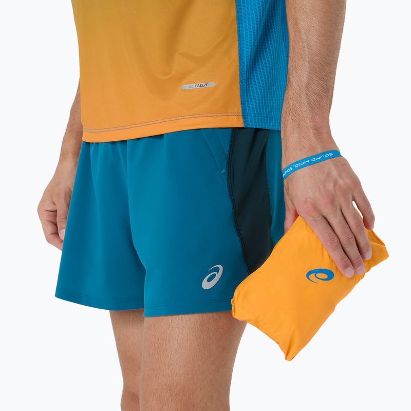 Kurtka do biegania męska ASICS Road Packable yamabuki/aegean blue 12