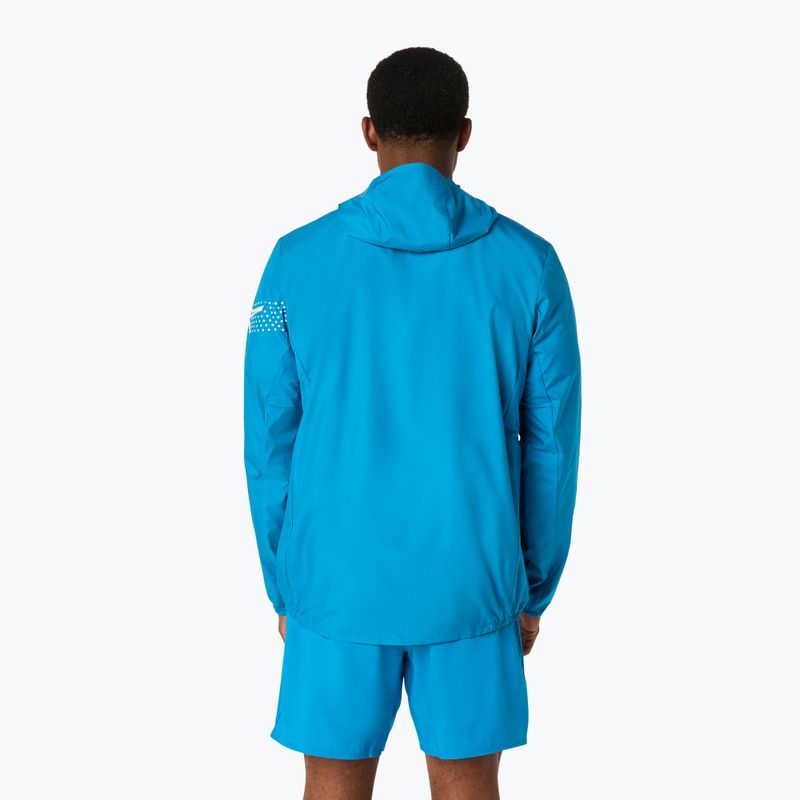 Kurtka do biegania męska ASICS Icon aegean blue/cream 3
