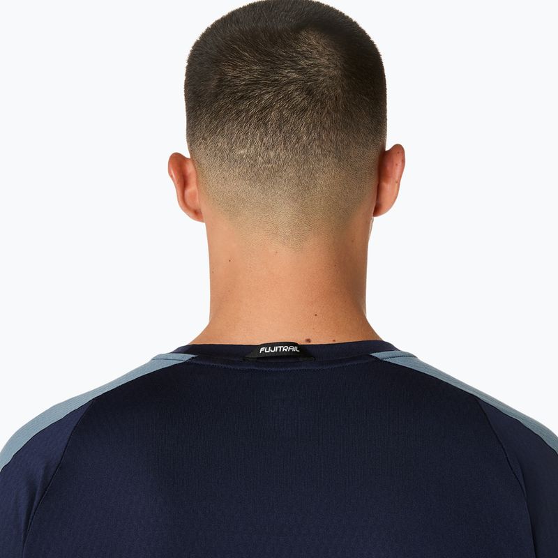 Koszulka do biegania męska ASICS Fujitrail Elite SS Top midnight/ironclad 6