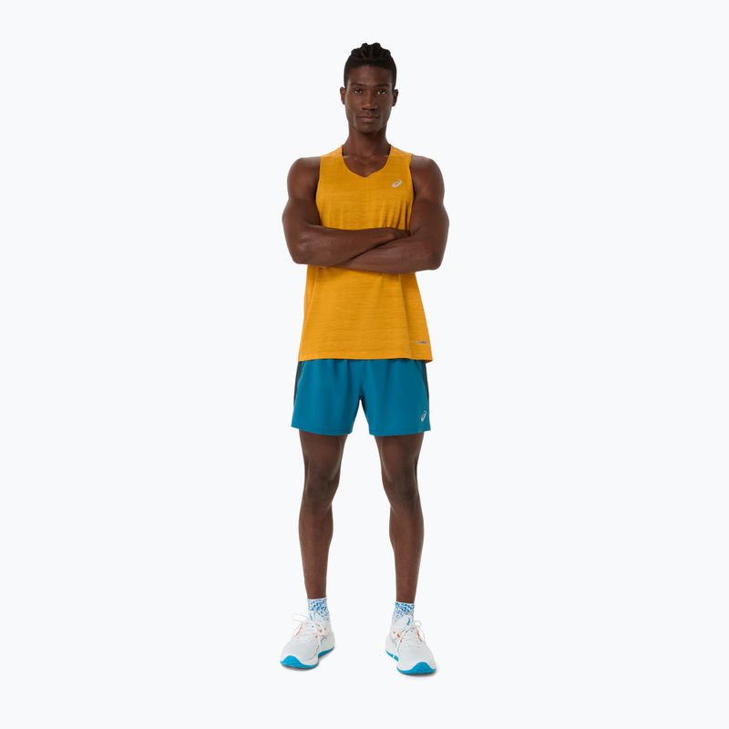 Koszulka do biegania męska ASICS Road Singlet yamabuki 2