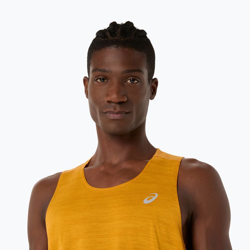 Koszulka do biegania męska ASICS Road Singlet yamabuki 5