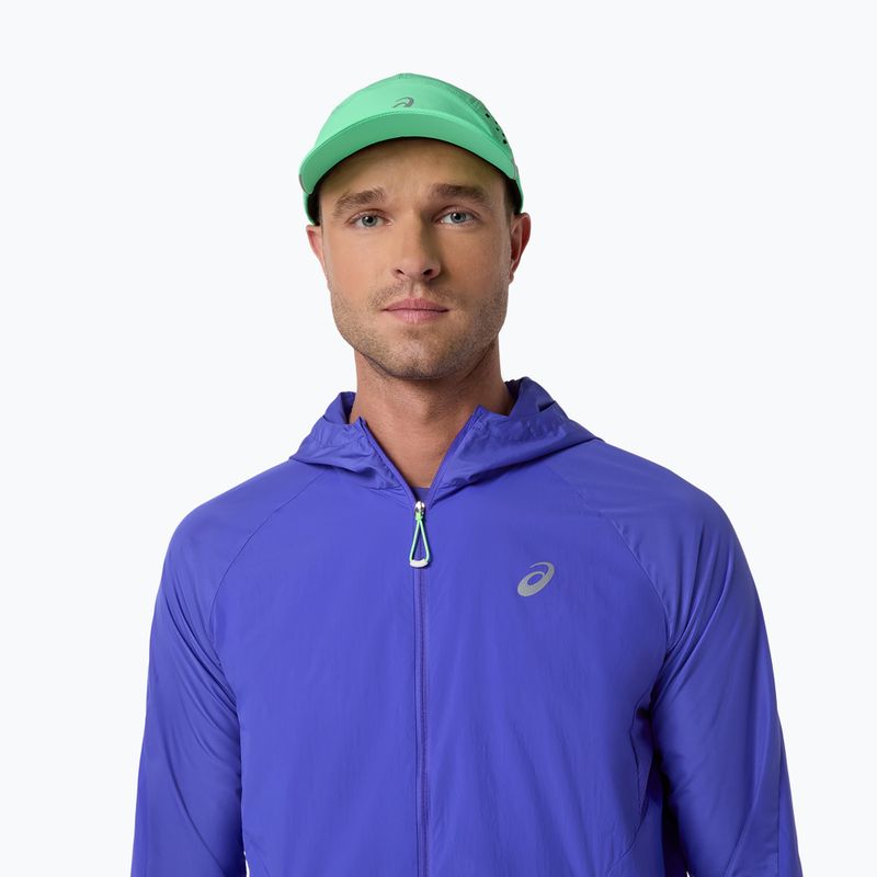 Kurtka do biegania męska ASICS Road Packable cobalt burst/illuminate green 5