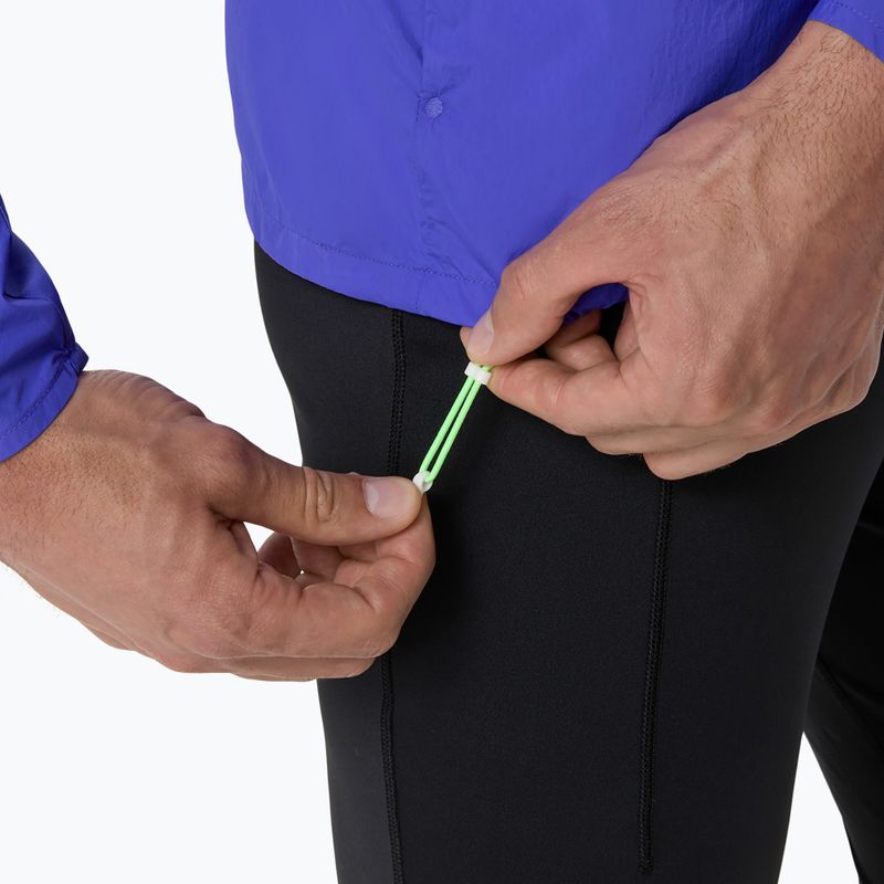 Kurtka do biegania męska ASICS Road Packable cobalt burst/illuminate green 12