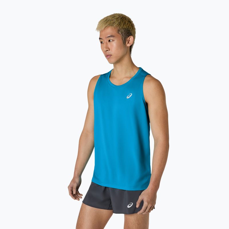 Koszulka do bieganie męska ASICS Core Singlet aegean blue 4