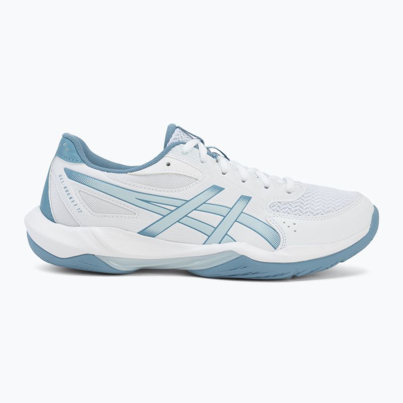 Buty do siatkówki męskie ASICS Gel-Rocket 12 white/cool grey 2