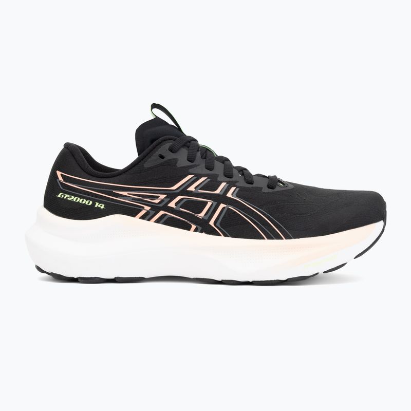 Buty do biegania damskie ASICS GT-2000 14 black/sun coral 2