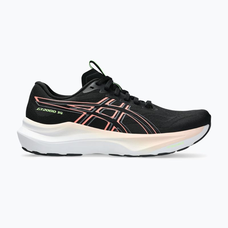 Buty do biegania damskie ASICS GT-2000 14 black/sun coral 8