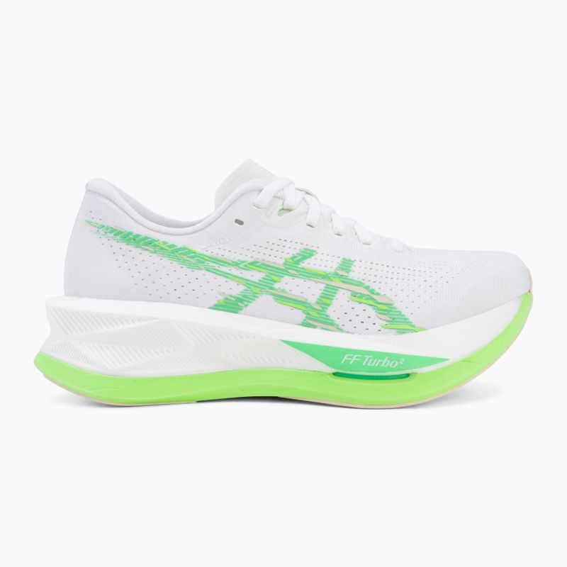 Buty do biegania damskie ASICS Sonicblast white/vital green 2