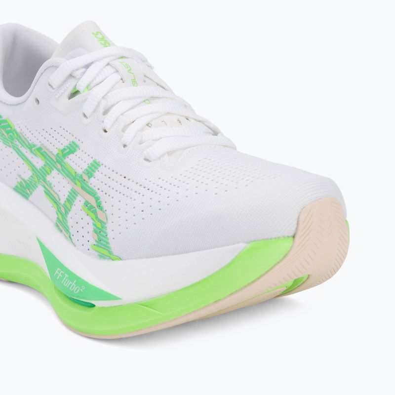 Buty do biegania damskie ASICS Sonicblast white/vital green 7