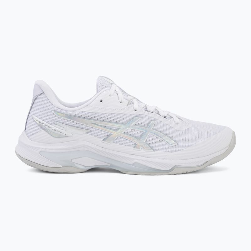 Buty męskie ASICS Netburner Ballistic FF 4 white/pure silver 2