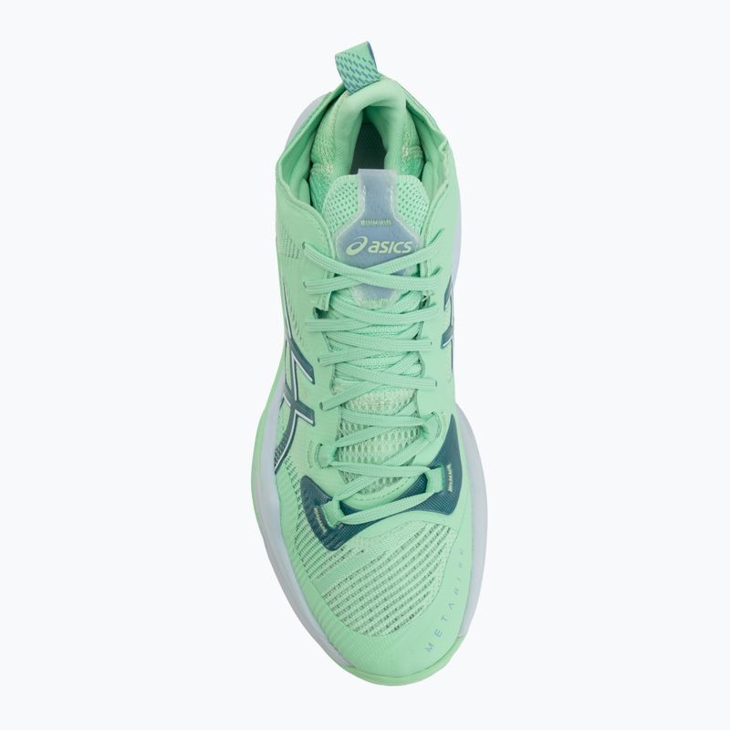 Buty do siatkówki męskie ASICS Metarise 2 mentol/saba blue 5