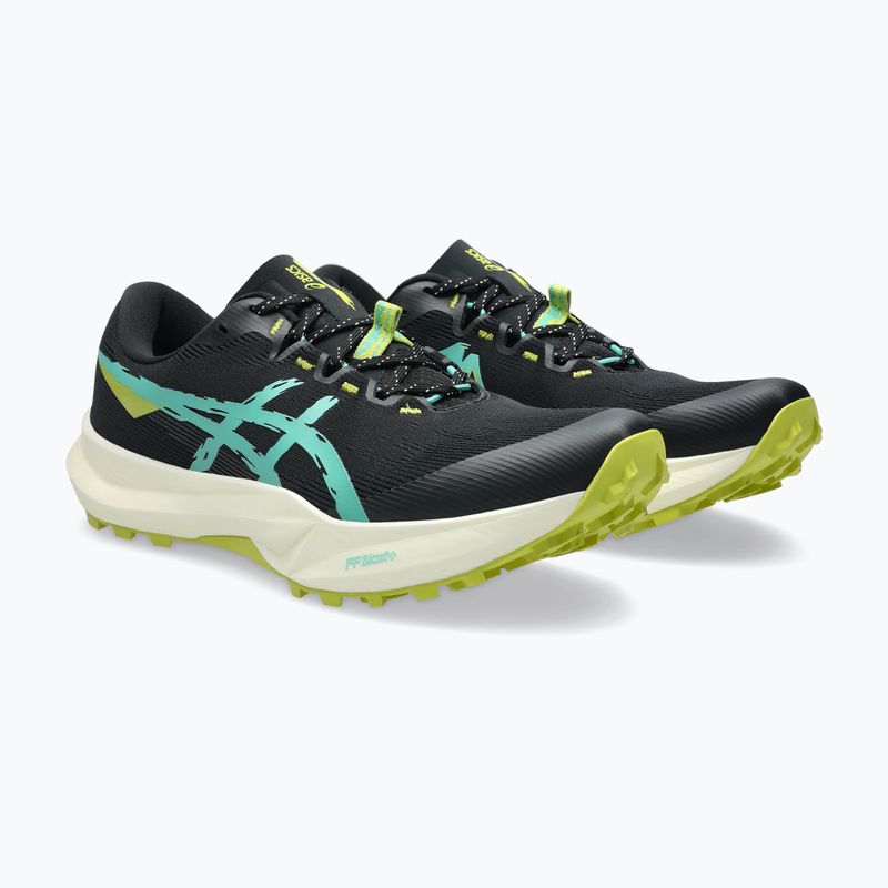 Buty do biegania męskie ASICS Fuji Lite 6 black/aurora green 10