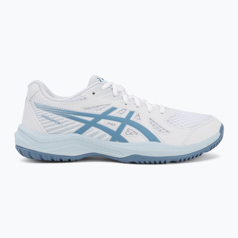 Buty męskie ASICS Upcourt 6 white/saba blue 2