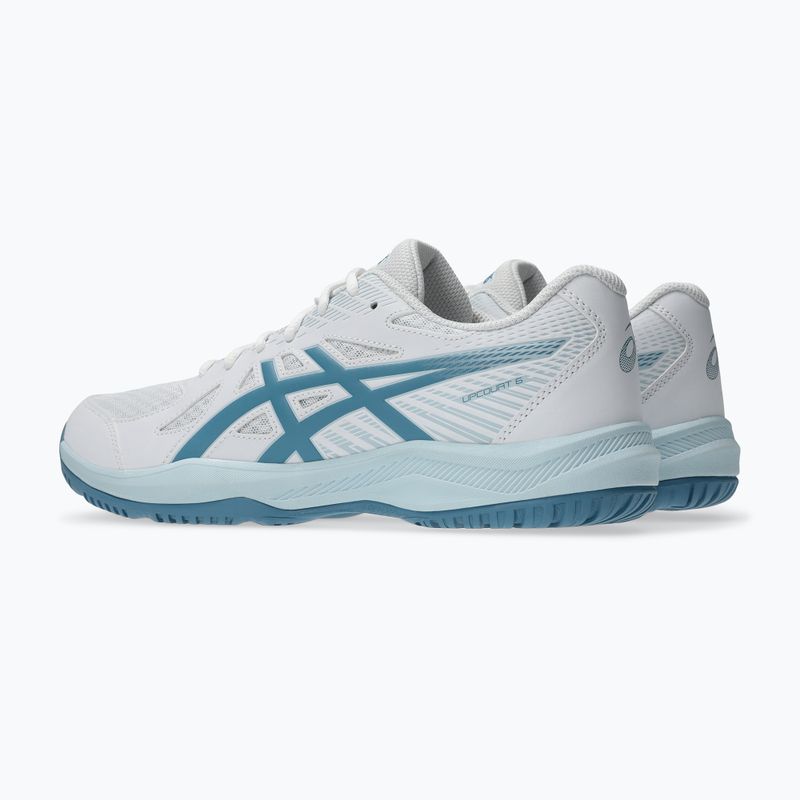 Buty męskie ASICS Upcourt 6 white/saba blue 4