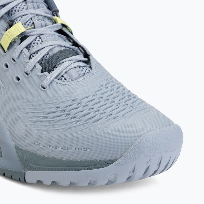 Buty do tenisa męskie ASICS Gel-Resolution X grey blue/pistachio 7