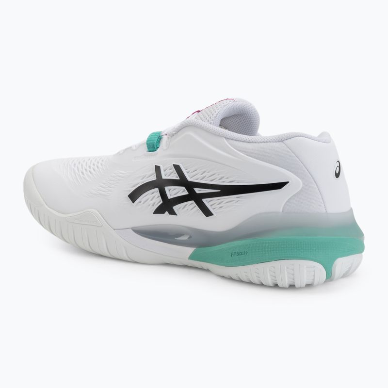 Buty do tenisa męskie ASICS Gel-Resolution X white/aurora green 3