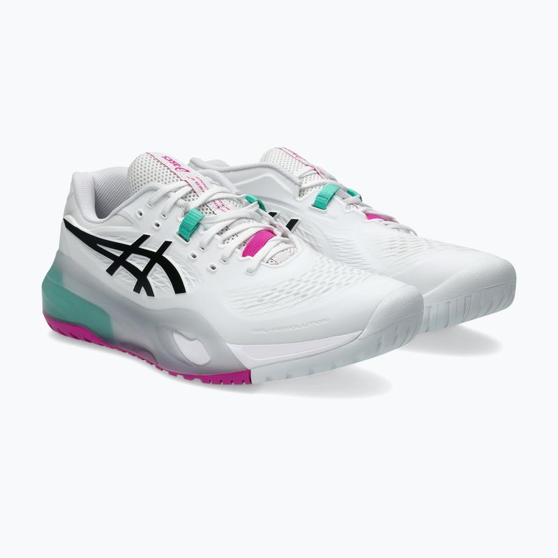 Buty do tenisa męskie ASICS Gel-Resolution X white/aurora green 3
