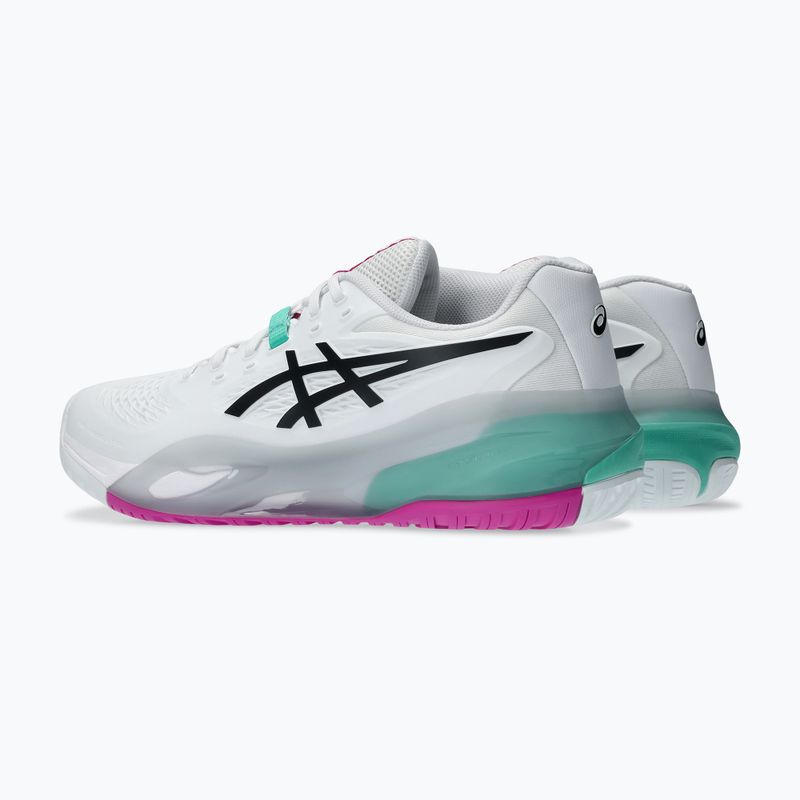 Buty do tenisa męskie ASICS Gel-Resolution X white/aurora green 4