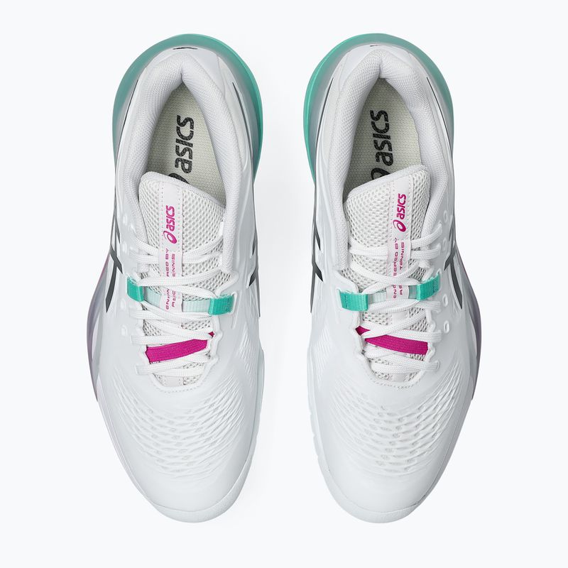 Buty do tenisa męskie ASICS Gel-Resolution X white/aurora green 6