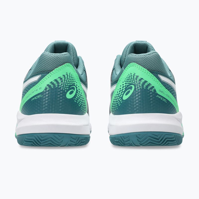 Buty do padla męskie ASICS Gel-Dedicate 8 misty pine/white 12