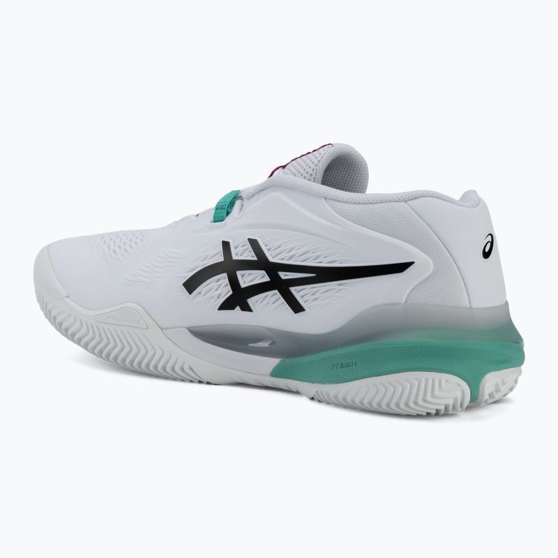 Buty do tenisa męskie ASICS Gel-Resolution X Clay white/aurora green 3