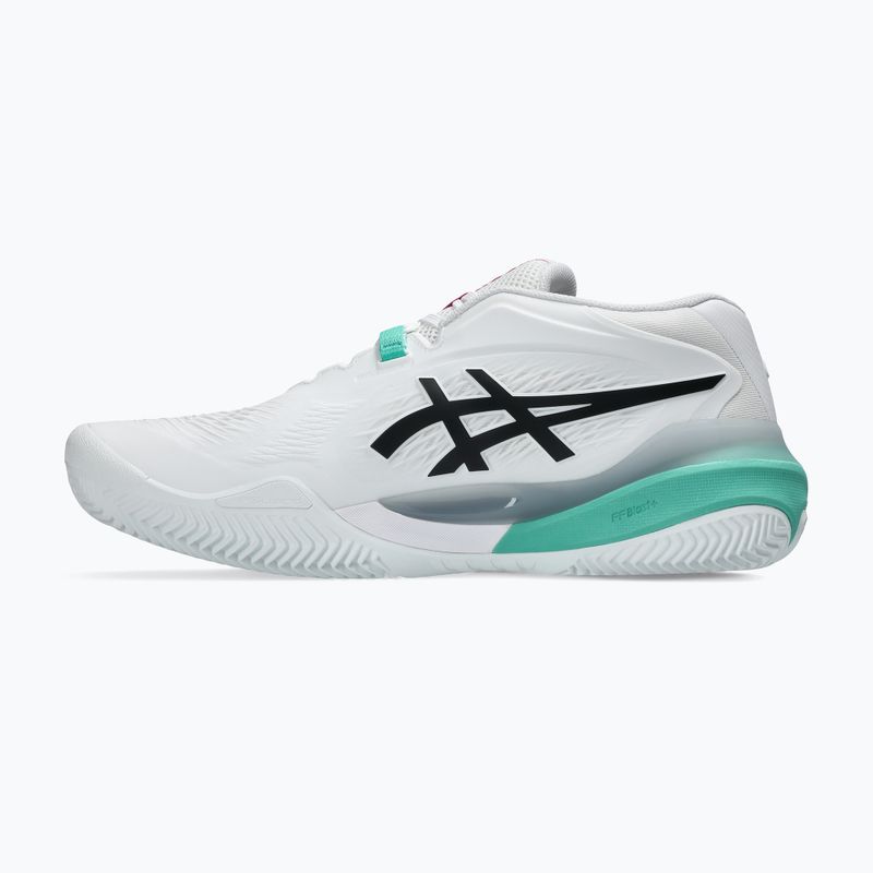 Buty do tenisa męskie ASICS Gel-Resolution X Clay white/aurora green 9