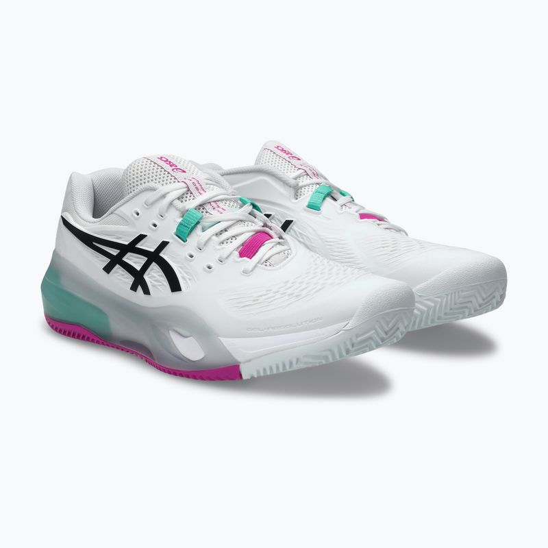 Buty do tenisa męskie ASICS Gel-Resolution X Clay white/aurora green 10