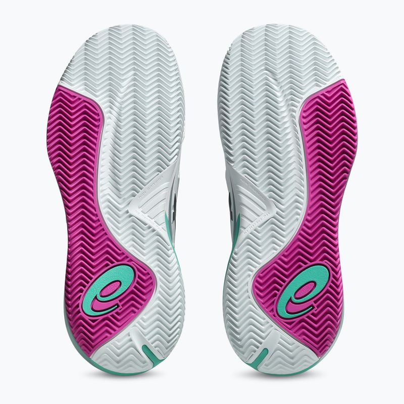 Buty do tenisa męskie ASICS Gel-Resolution X Clay white/aurora green 14